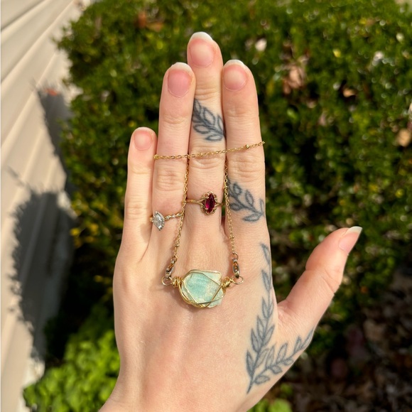 Amazonite interchangeable necklace - Picture 3 of 4